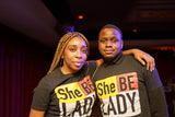 Men's She Be Lady Logo T-Shirt (Black)